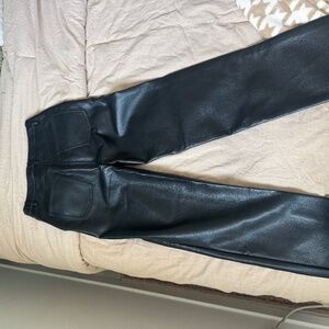 Aritzia Wilfred pleather pants